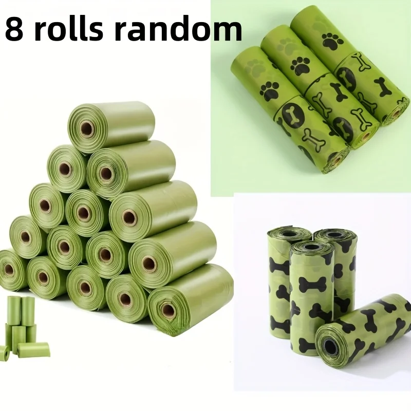 Biodegradable dog poop bags + dispenser